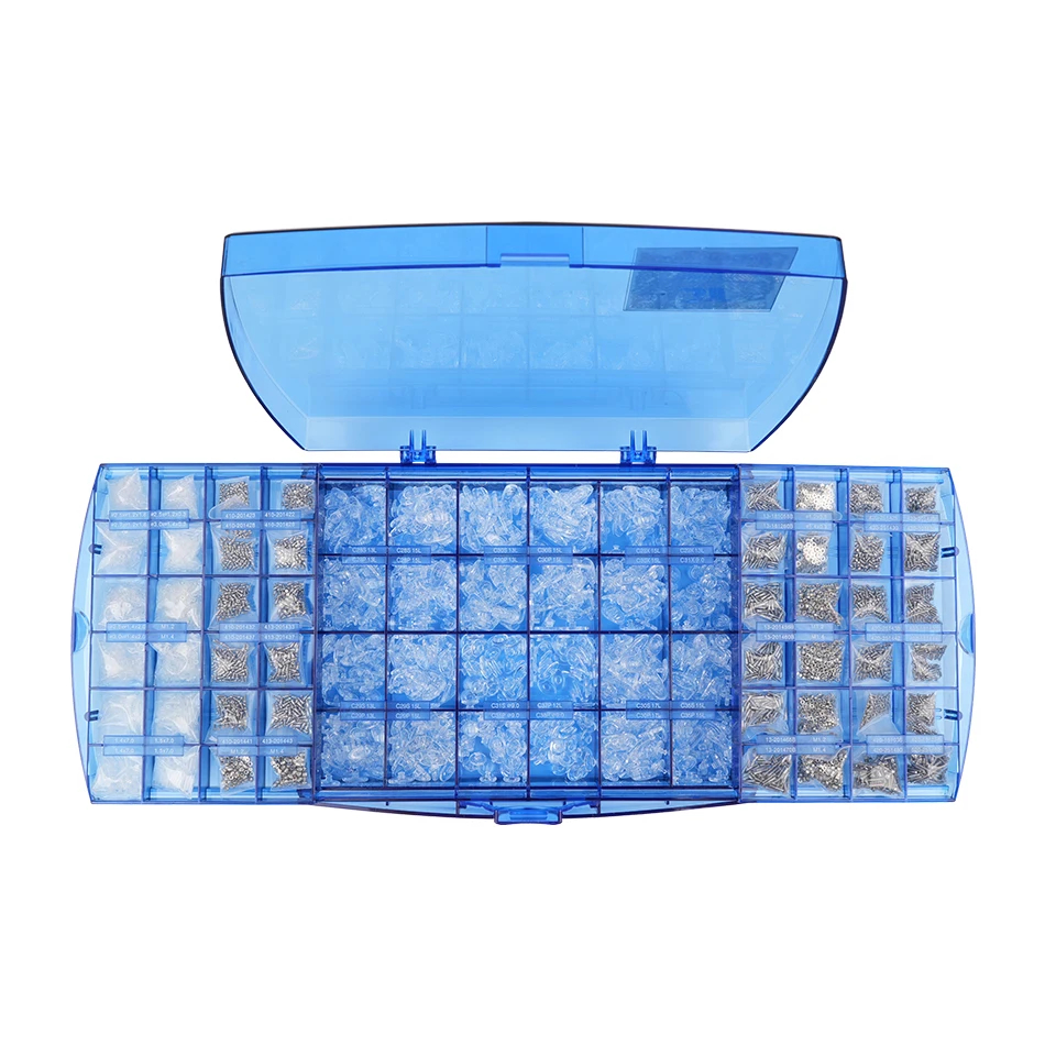 Hot Sale Optical Frames Eyewear Glasses Accessories Silicone Nose Pads Nuts Washers Repair Eyeglasses Screws Set Tool Kit