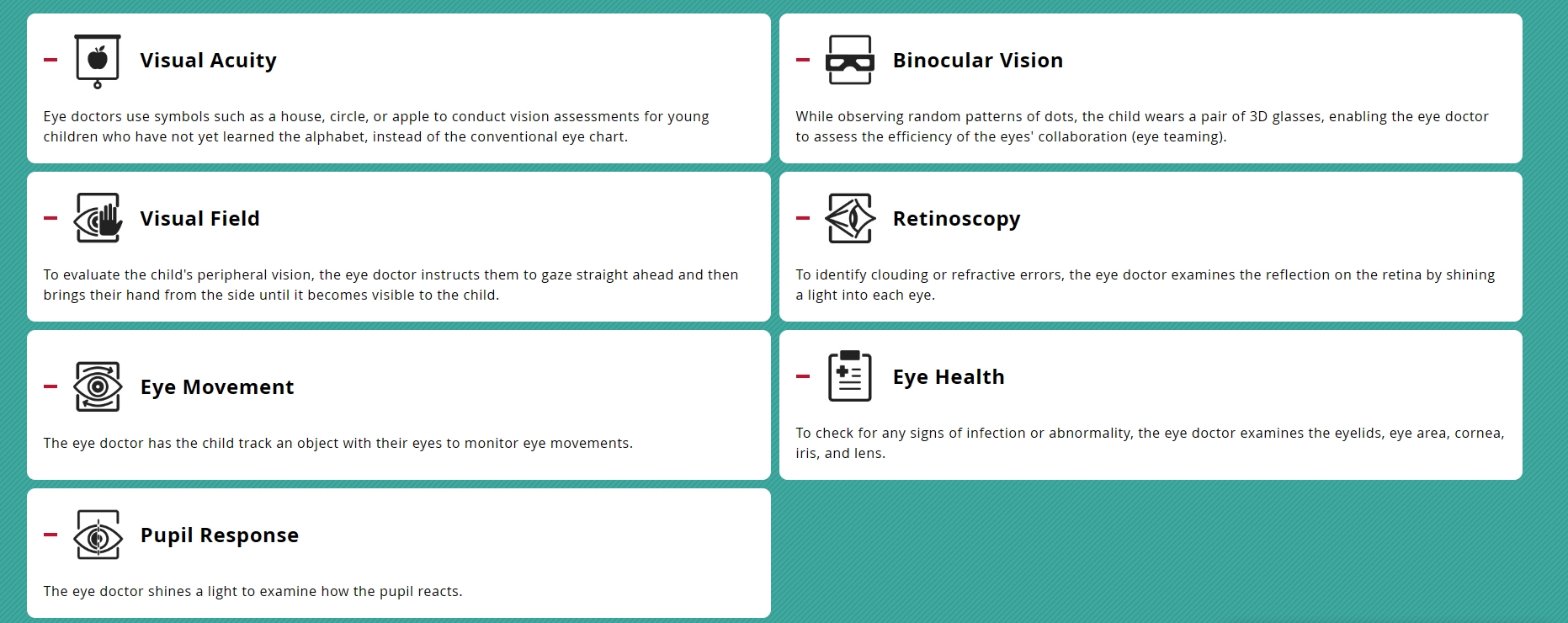 What to expect at a child's eye exam