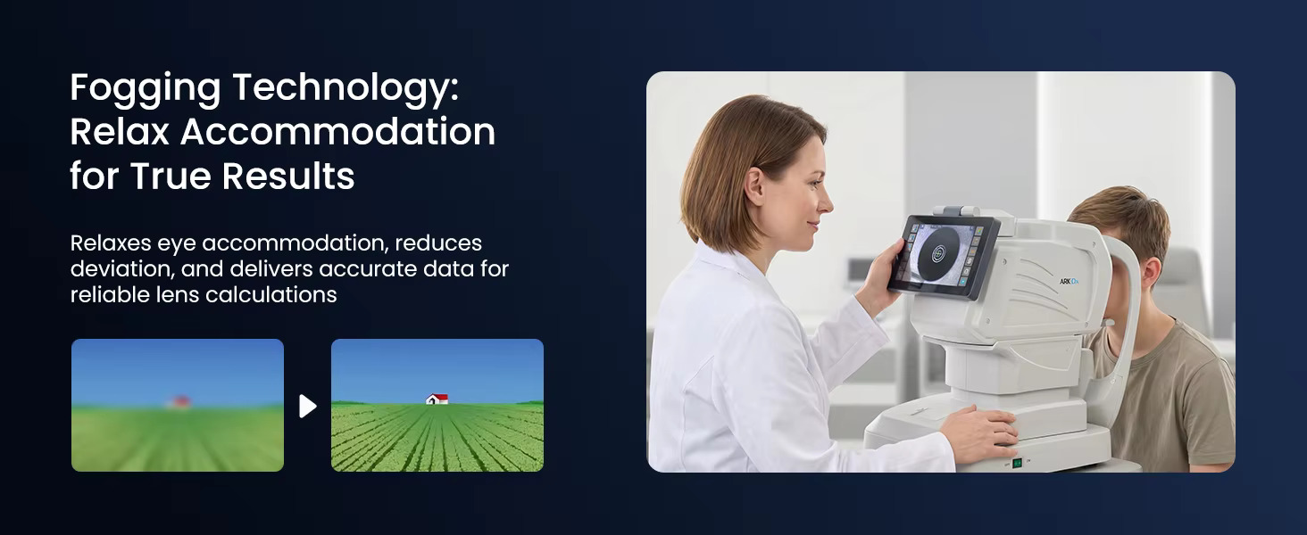 Rightway Optical Optical Equipment Full Automatic Function Auto Refractometer Keratometer ARK-DX High Accuracy Eye Test