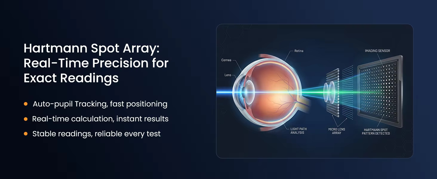 CE Approved Optometry Instruments Automatic Refractometer with Keratometer ARK-X High Accuracy Eye Test