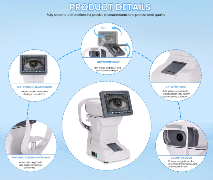 Comprehensive Optometry Auto Ref-keratometer Ark-1 Keratometer High Precision 3D Tracking Optical Equipment Autoref