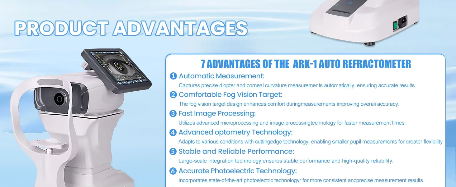 Comprehensive Optometry Auto Ref-keratometer Ark-1 Keratometer High Precision 3D Tracking Optical Equipment Autoref
