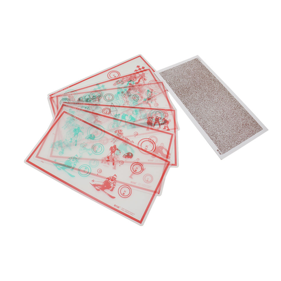 Fixed Red/green Tranaglyph Vision Therapy Convergence Insufficiency Eye Training Device Stereo Training Cards Visual Correction