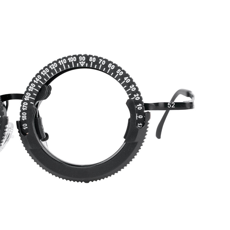Black Trial Lens Frame Stainless Steel Alloy Trial Accessories TF-T3 Trial Frame