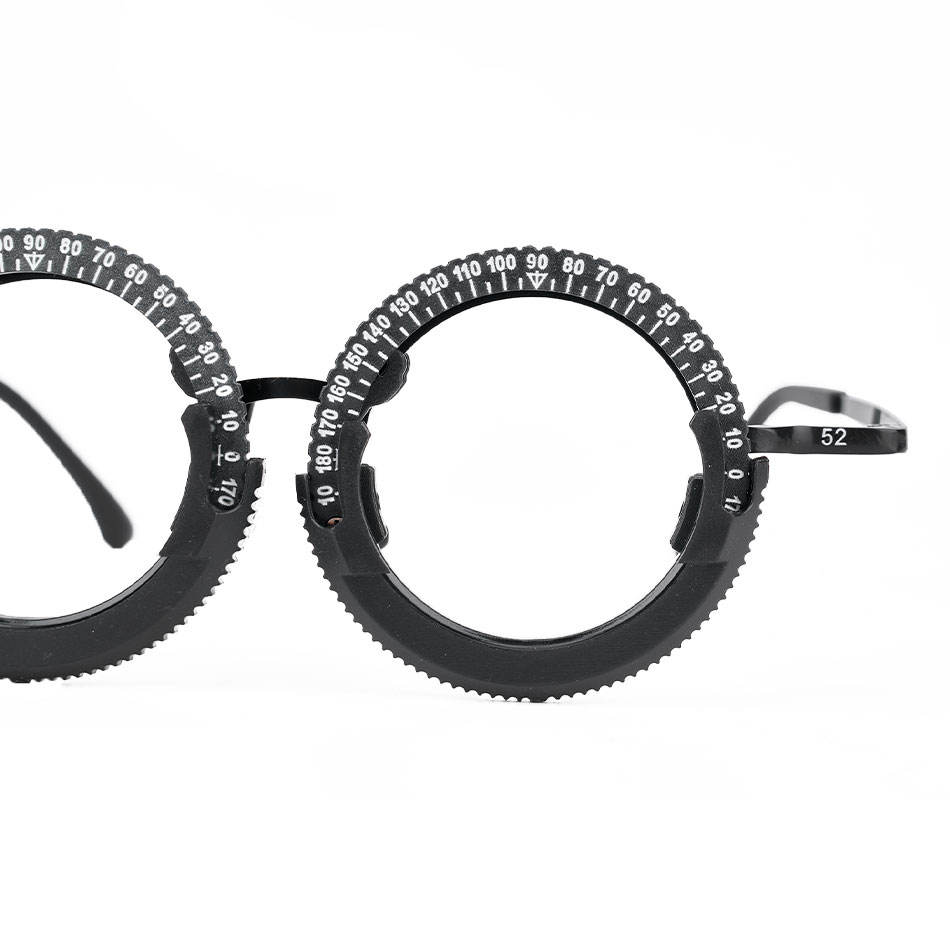 Black Trial Lens Frame Stainless Steel Alloy Trial Accessories TF-T3 Trial Frame