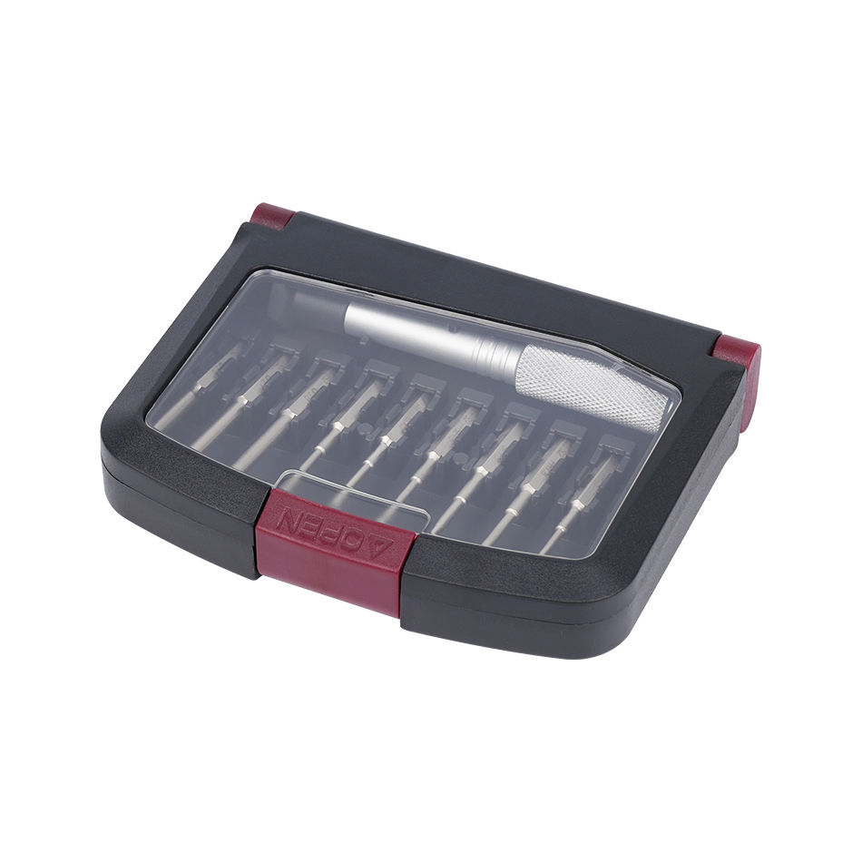 High-precision Spectacles Tool Set Eyeglass Repair Multiple Tool Heads Durable Anti-slip Handle Design