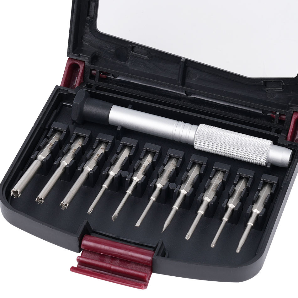 High-precision Spectacles Tool Set Eyeglass Repair Multiple Tool Heads Durable Anti-slip Handle Design