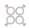 3 pcs Trial lens Optical Lens Plastic Rim DIA 38mm for Trial Lens Set