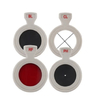 3 pcs Trial lens Optical Lens Plastic Rim DIA 38mm for Trial Lens Set