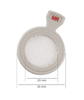 3 pcs Trial lens Optical Lens Plastic Rim DIA 38mm for Trial Lens Set