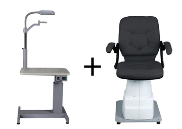 ophthalmic refraction chair unit for eye examination