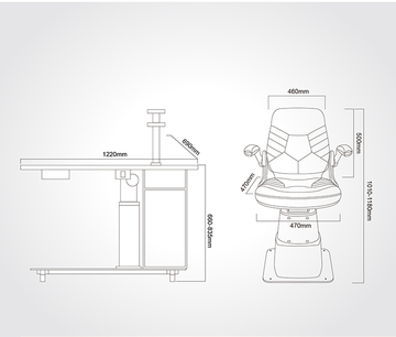 ophthalmic unit
