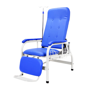 Hospital Equipment Patient Infusion Transfusion Chair with IV Stand