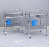 RIGHTWAY Medical Products 2 Shelves Stainless Steel Nursing Trolley with Drawer