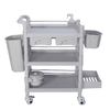 Rightway Brand  3 Layer Medical Instrument Trolley with Drawer for Clinic Hospital Use