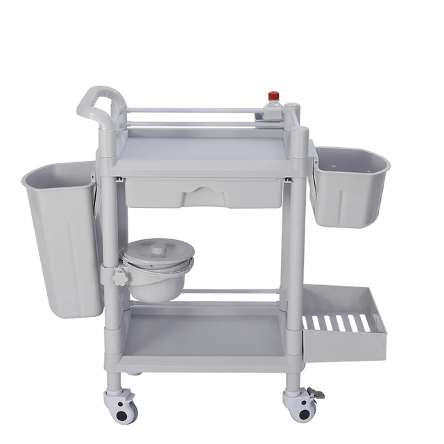 Rightway Brand  Hospital Medical Surgical Equipment ABS Utility Trolley Cart