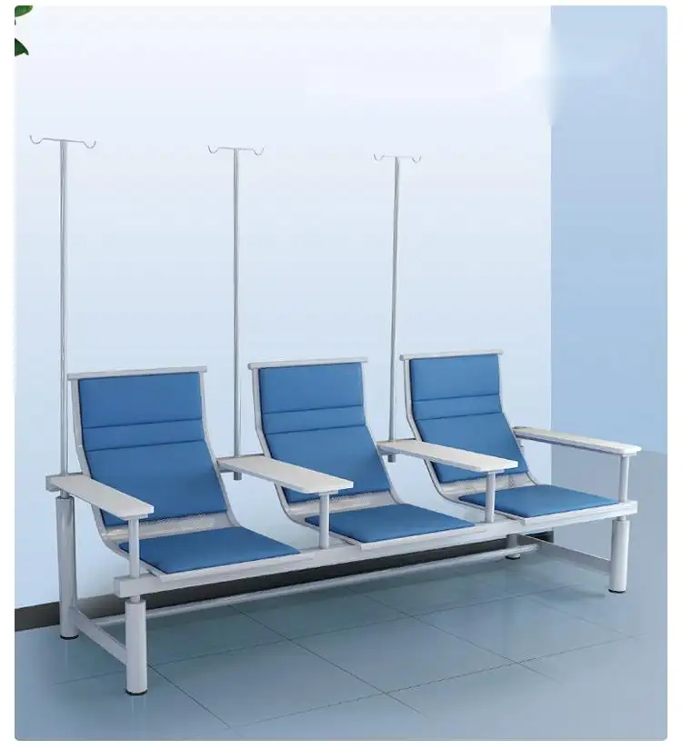 Rightway Brand  Half Lying Infusion Portable Hospital Recliner Chair Bed, Hospital Equipment Height Adjustable