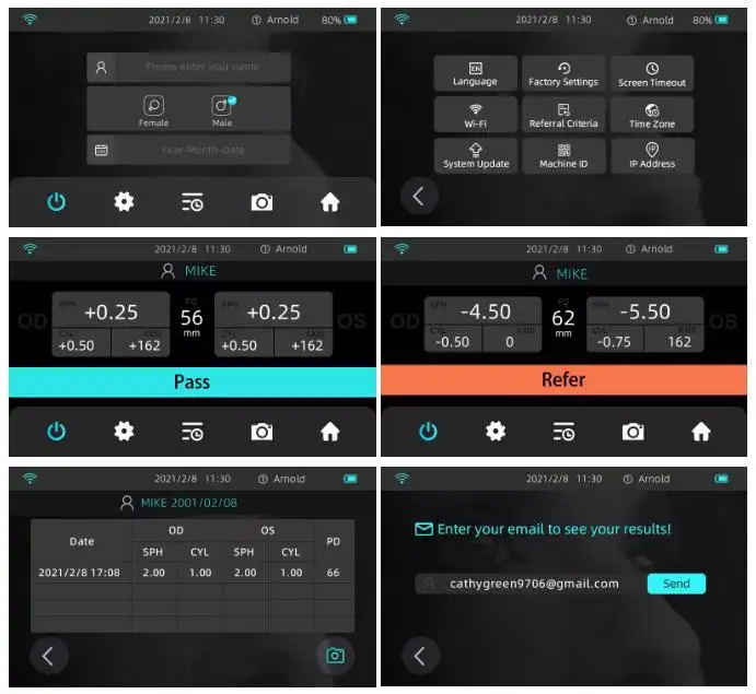 Hot sale High Quality Auto Refractometer Keratometer ARK-200 Can Measure the Keratometry and Refractometry at the Same Time