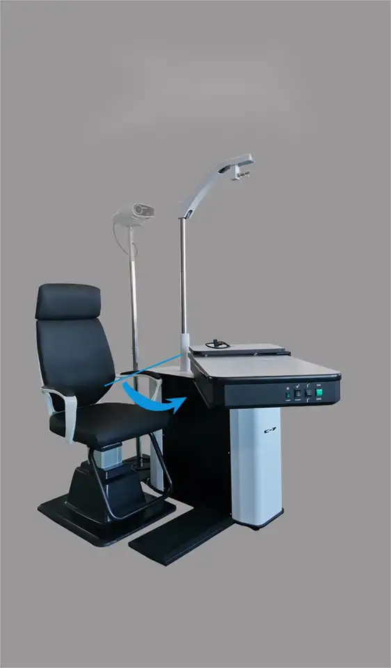 Unit ophthalmic chair Ophthalmic Combined Table optical chair unit instrument table for slit lamp refraction unit