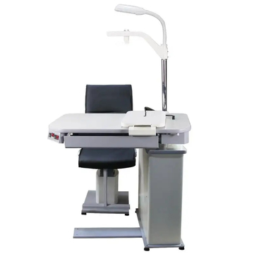 Eye Tester visual acuity examination apparatus ophthalmic refraction chair unit with Phoropter Arm unit ophthalmic examination