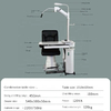 Rightway Brand Optical Equipment Ophthalmic Refraction Table Set Optometry Combined Table Ophthalmic Chair Unit