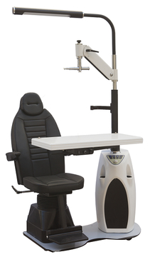 TR-510C Combined Table and Chair Ophthalmic Unit Place two instruments together
