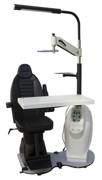 Ophthalmologist Diagnostic Ophthalmic Refraction Chair Unit for Seating 2 Machines for Retinal Fundus Camera, Slit lamp,OCT