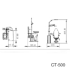 Rightway Brand Diagnostic Refraction Chair Unit CT-500 Ophthalmic Unit Price