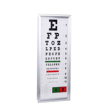 LED Vision Ophthalmic Visual Acuity Chart For 5m Distance