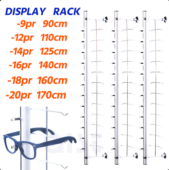 Rightway Brand Sunglasses Safety Glasses Display Stand Rack For Glasses LOC-B-16PC