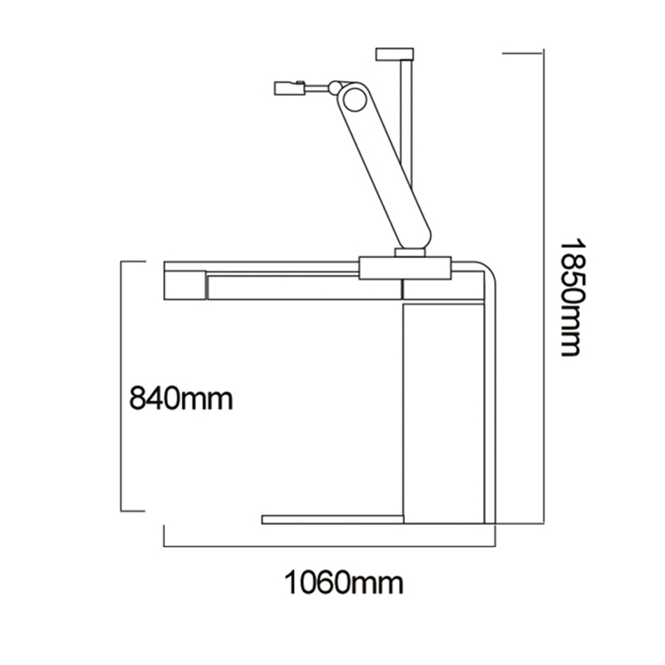 PK-100-B Ophthalmic Table and Chair unit