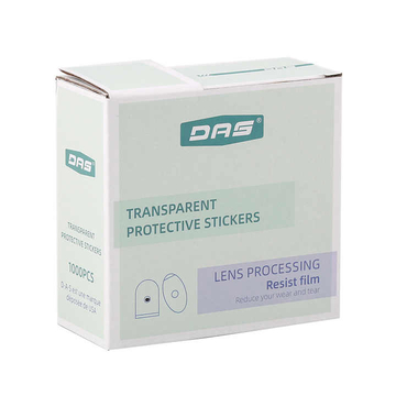 Rightway Brand  1000pcs Transparent Protective Stickers DAS Optical Anti Slip Lens Blocking Pads 42*26 mm