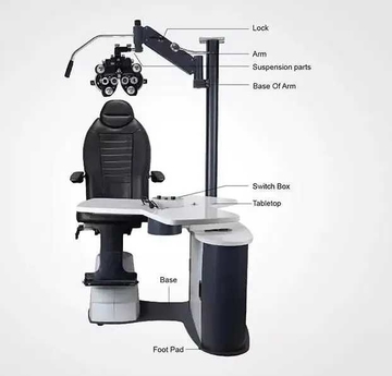 Customized Factory Wholesale S-900A Ophthalmic Units Combined Table And Chair