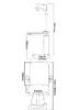 Rightway Brand combined table and chair ophthalmic refraction chair unit CT-400B