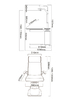 Rightway Brand optical instruments Ophthalmic Chair and Stand unit combined table S-980B