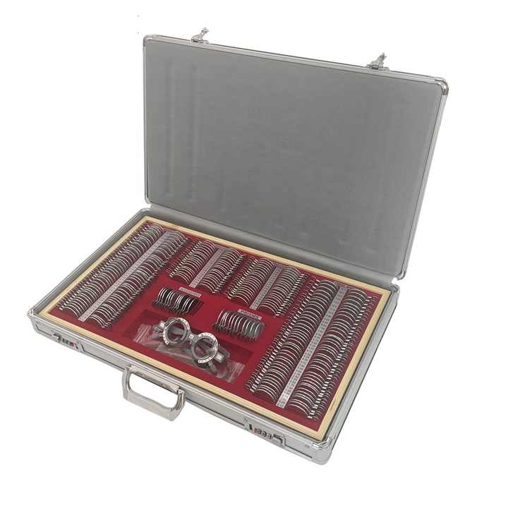 Portable Customizable Ophthalmic Equipment Optical Optometry Trial Lens Set 266 pcs