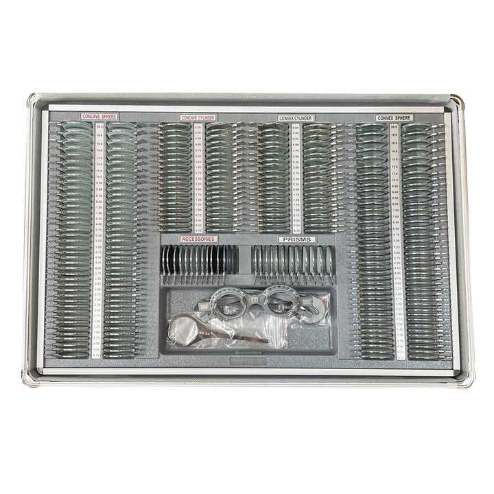 Optical Instruments Hot Sale Best Quality 266 PCS Metal Trial Frame Set WZ-266JS