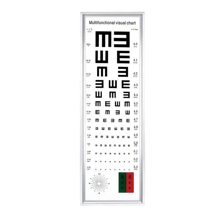 Optometry Equipment Multifunction Eye Chart Visual Acuity Chart with LED Light LY-21C