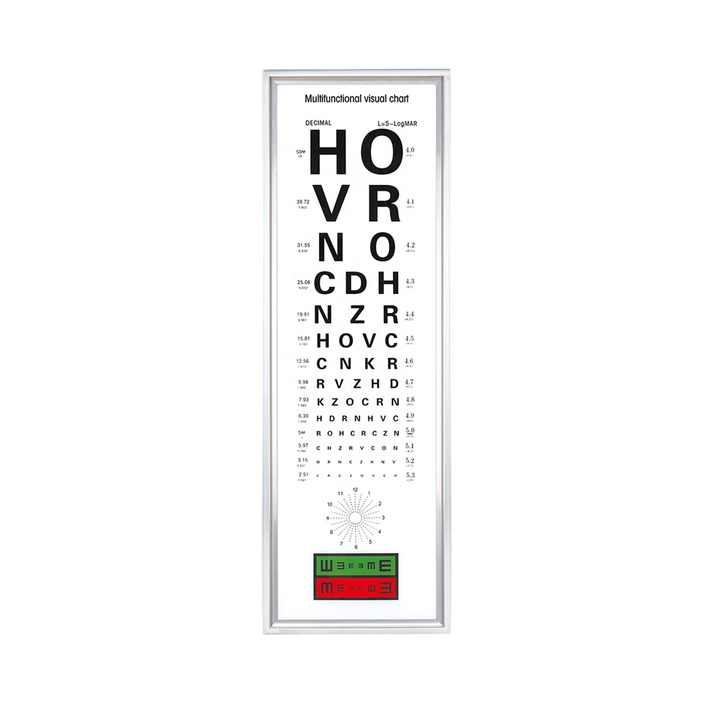 Optometry Equipment Multifunction Eye Chart Visual Acuity Chart with LED Light LY-21C
