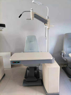 2023 new coming ophthalmic unit and chair stand for 2 instruments large table and chair WZ-400B-2