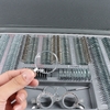 266 pcs Optical Trial Lens Set Kit Metal Rim Aluminum Case