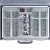 104 pcs Trial Lens Set Optometry Kit Metal Rim Aluminum Case