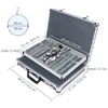 104 pcs Trial Lens Set Optometry Kit Metal Rim Aluminum Case