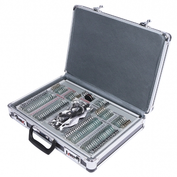 104 pcs Trial Lens Set Optometry Kit Metal Rim Aluminum Case