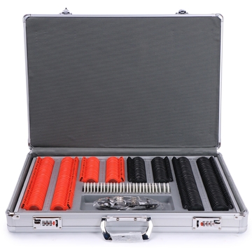 266 pcs Optical Trial Lens Set Plastic Rim Optometry Kit Case