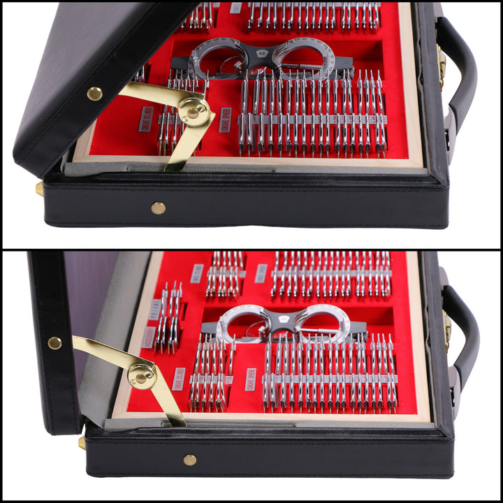 104 pcs Trial Lens Set Optometry Kit PU Case Class A