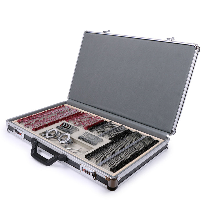 266 pcs Trial Lens Set with Colored Metal Rim Grade A