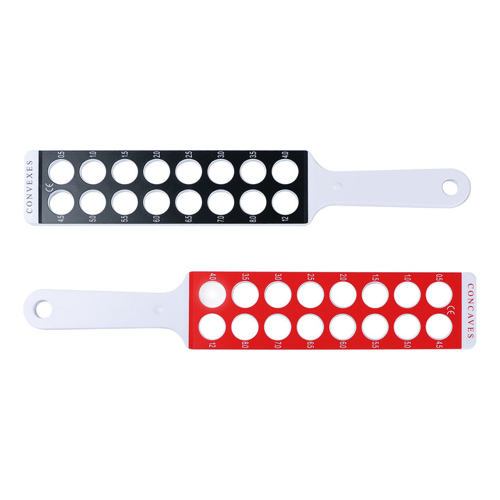 32 Lenses Optical Retinoscopy Rack Lens Set for Quick Examination of Diopter Spectacles with a Aluminum Case