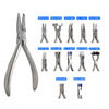 Glasses Frame Clamp Optical Eyeglasses Pliers Nose Pad Arm Adjusting Plier Glasses Frame Clamp Adjusting Tools