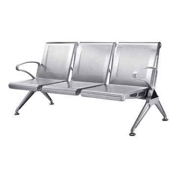 Stainless Steel 3 Seater Waiting Chair Clean Finish Waiting Chairs Hospital 3-Seater Clinic Waiting Chairs For Hospital